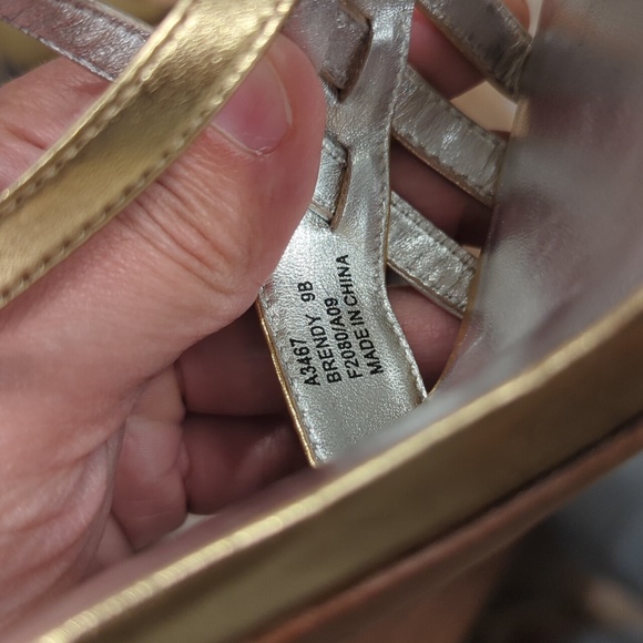 Coach Brendy Multi Metallic Strappy Heels - Picture 3 of 7